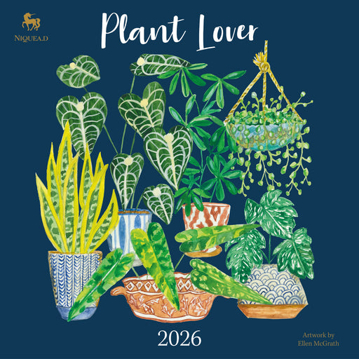 Plant Lovers 2026 Square Wall Calendar