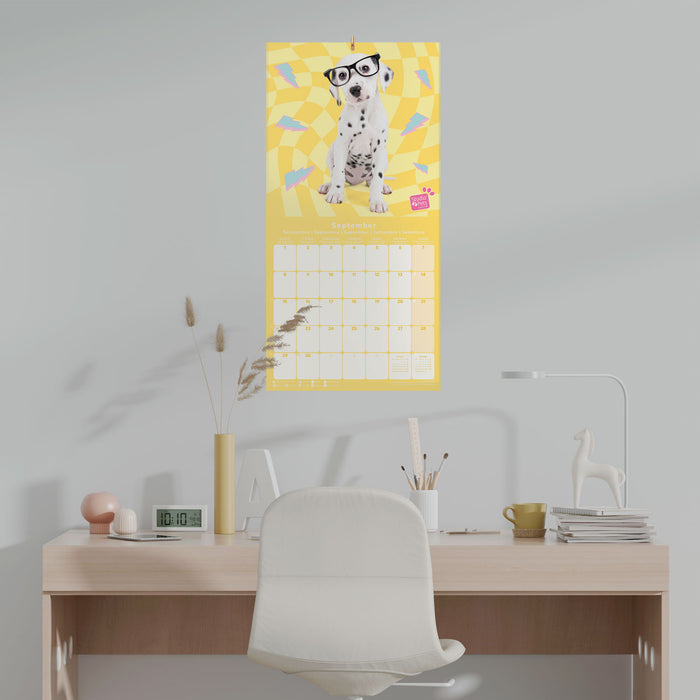 2025 Studio Pets Puppies Wall Calendar