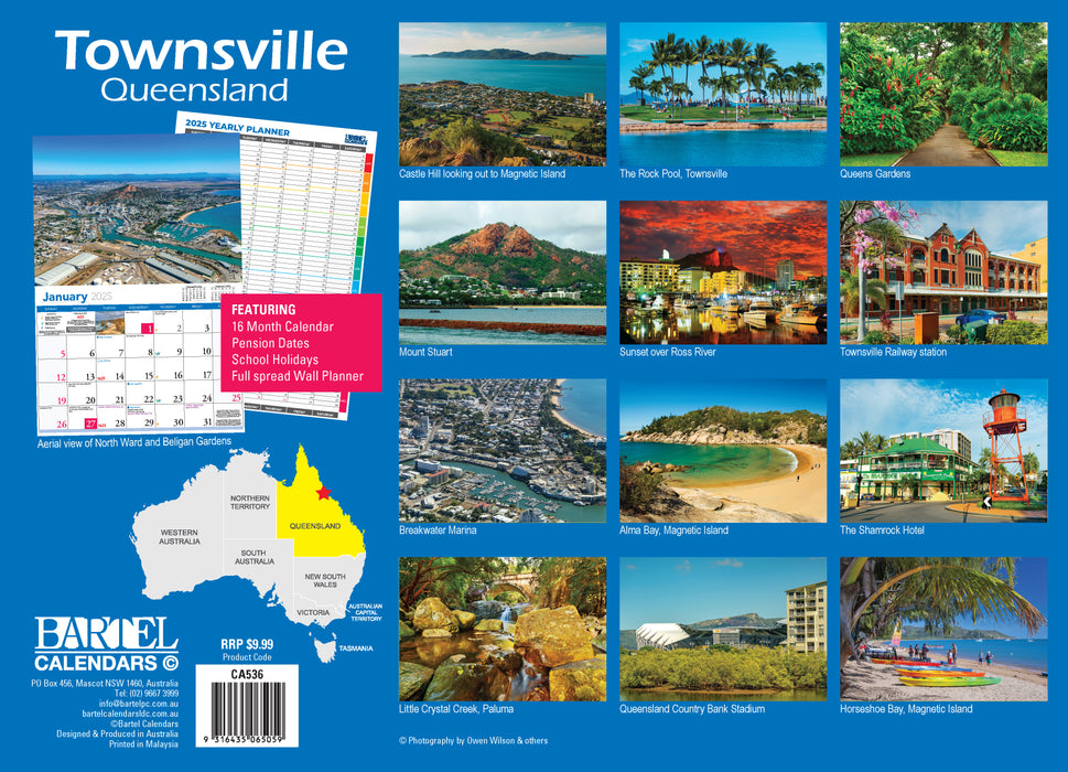 2025 Townsville Wall Calendar