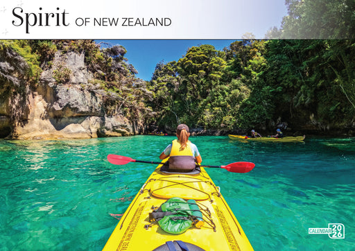 Spirit of New Zealand 2026 A4 Wall Calendar