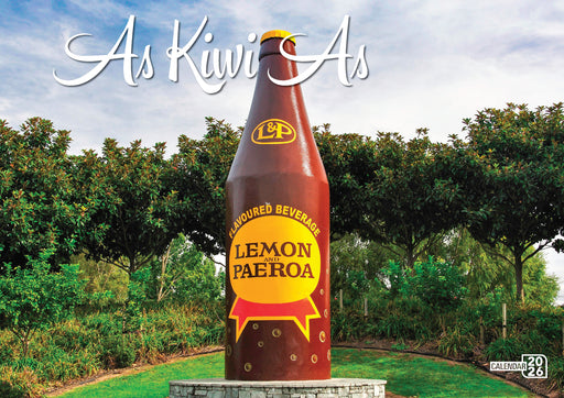 As Kiwi As 2026 A4 Wall Calendar