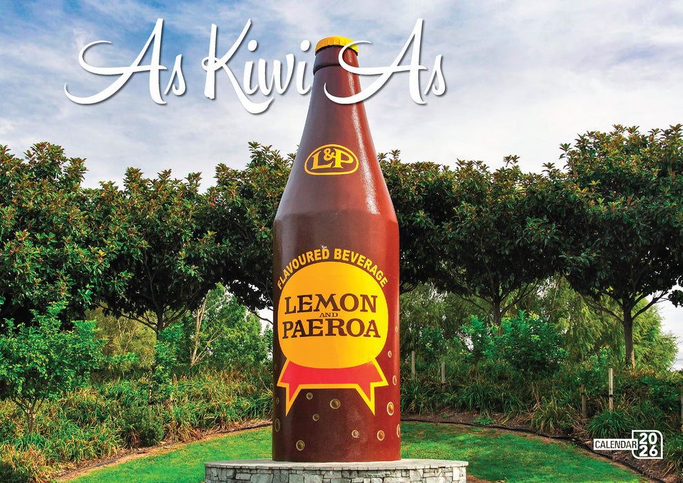 As Kiwi As 2026 A4 Wall Calendar