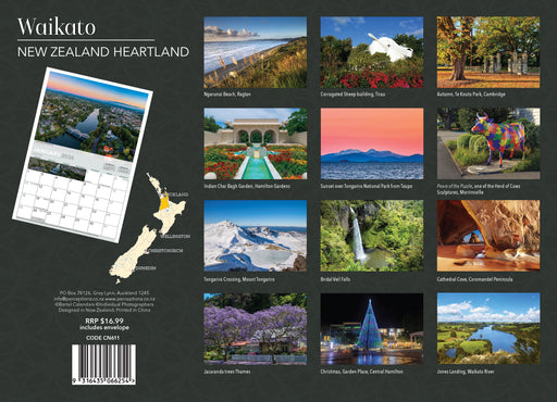 Waikato 2026 A4 Wall Calendar