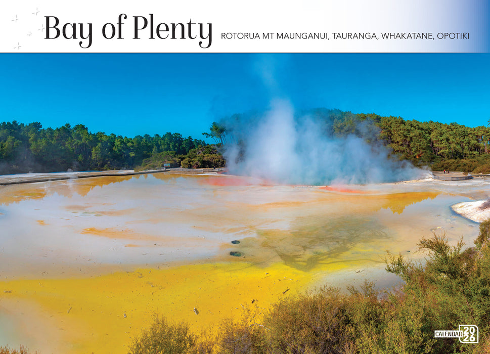 Bay of Plenty 2026 A4 Wall Calendar