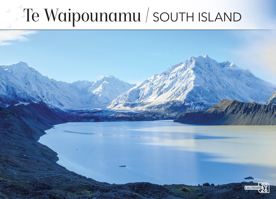 South Island 2026 A4 Wall Calendar