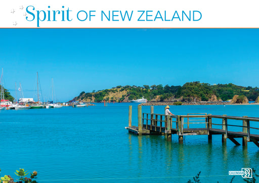 Spirit of New Zealand 2027 A4 Wall Calendar