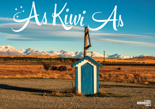 As Kiwi As 2027 A4 Wall Calendar