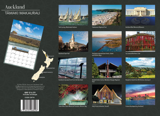 Auckland 2027 Wall Calendar