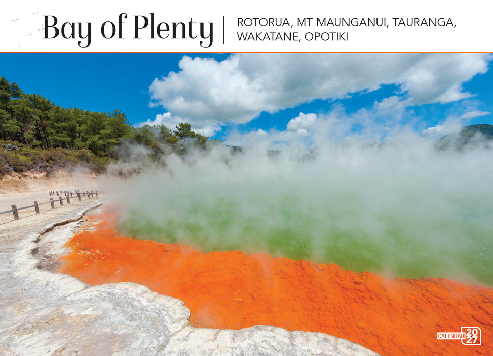 Bay of Plenty 2027 Wall Calendar
