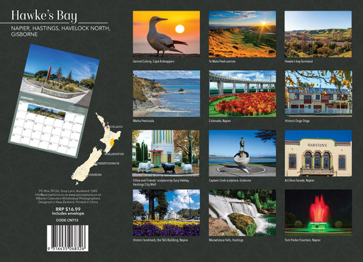 Hawke's Bay 2027 Wall Calendar