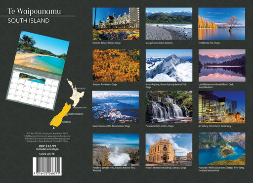 South Island 2027 Wall Calendar