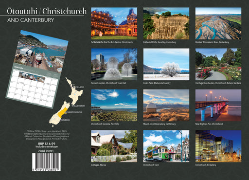 Christchurch 2027 Wall Calendar