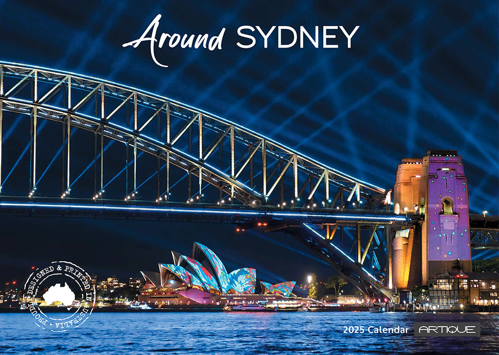 2025 Around Sydney Wall Calendar