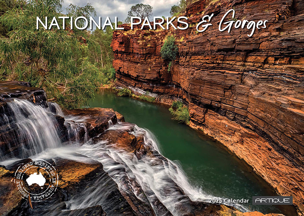 2025 National Parks & Gorges Wall Calendar