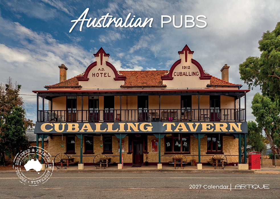 Australian Pubs 2027 Wall Calendar