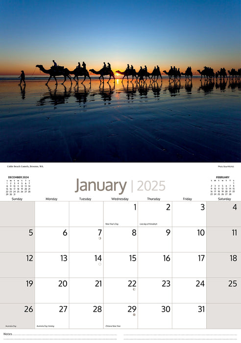 2025 Australian Icons Wall Calendar