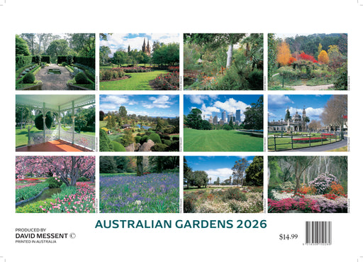 Australian Gardens 2026 A4 Wall Calendar
