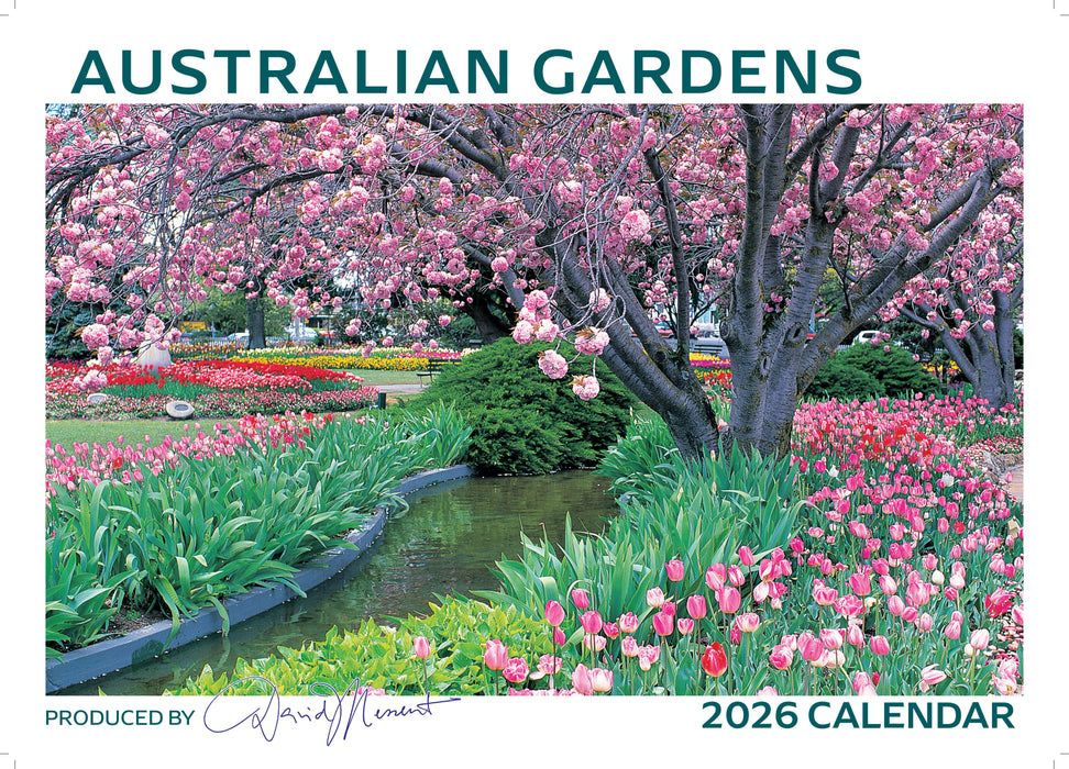 Australian Gardens 2026 A4 Wall Calendar