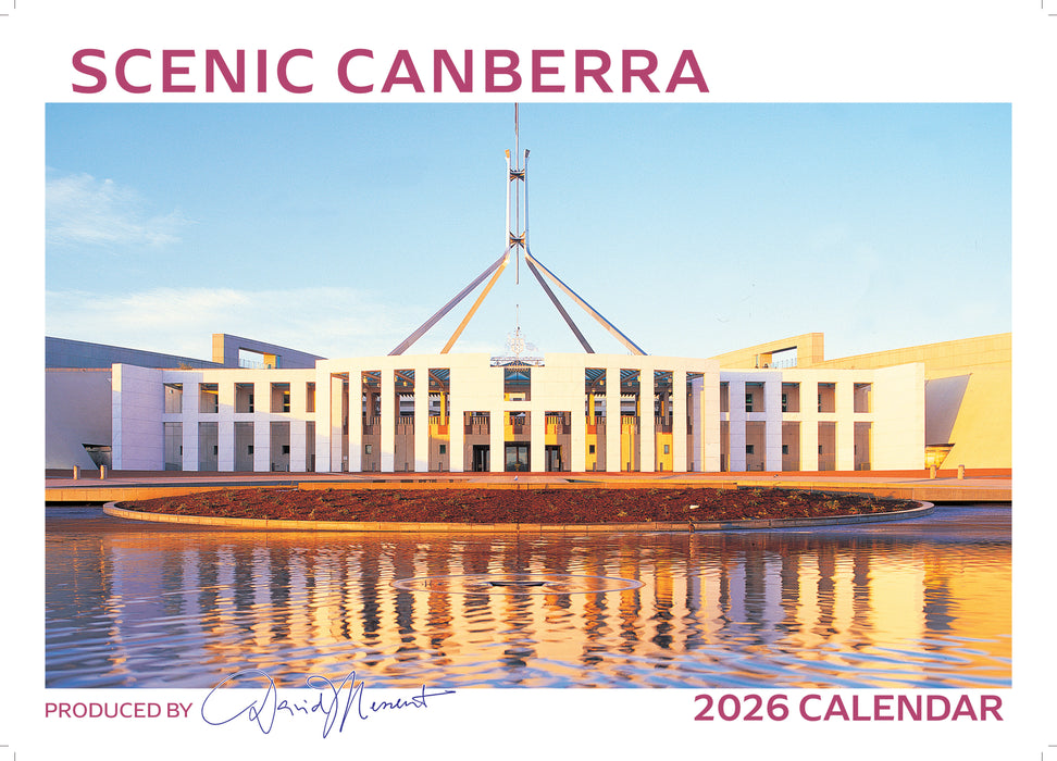 Scenic Canberra 2026 A4 Wall Calendar