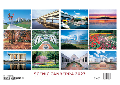 Scenic Canberra 2027 Wall Calendar