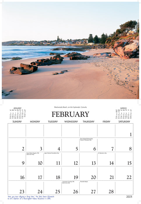 2025 Sutherland Shire Wall Calendar