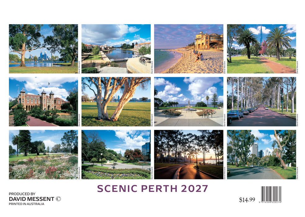 Scenic Perth 2027 Wall Calendar