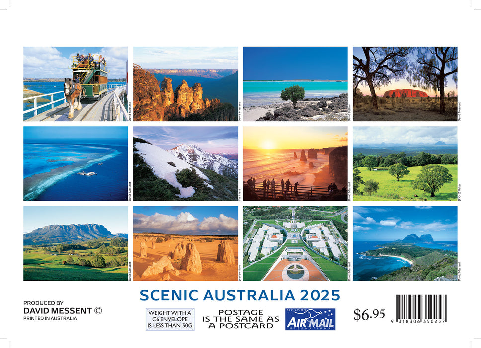 2025 Scenic Australia Mini Pocket Calendar