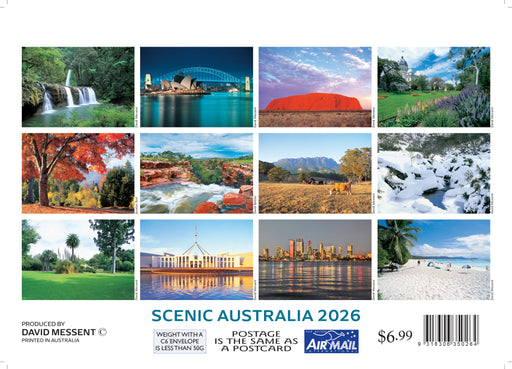 Scenic Australia 2026 Mini Wall Calendar