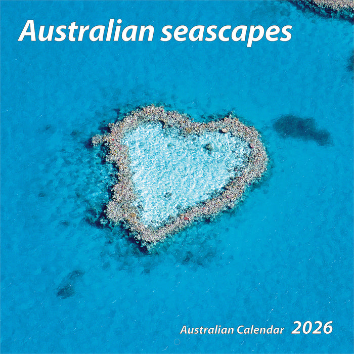 Australian Seascapes 2026 Square Wall Calendar