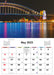 Sydney In Focus 2026 A4 Wall Calendar