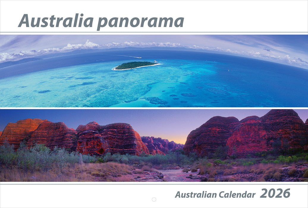 Australia Panorama 2026 A4 Wall Calendar