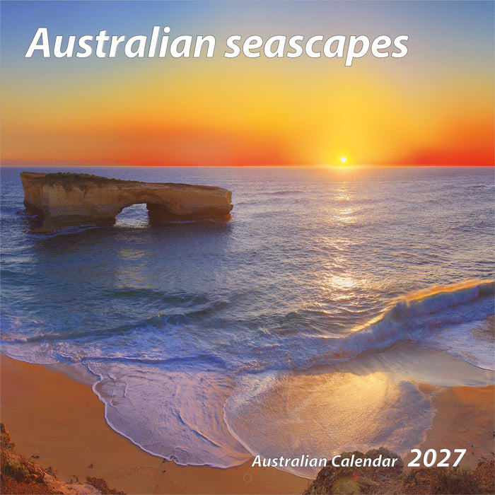 Australian Seascapes 2027 Square Wall Calendar