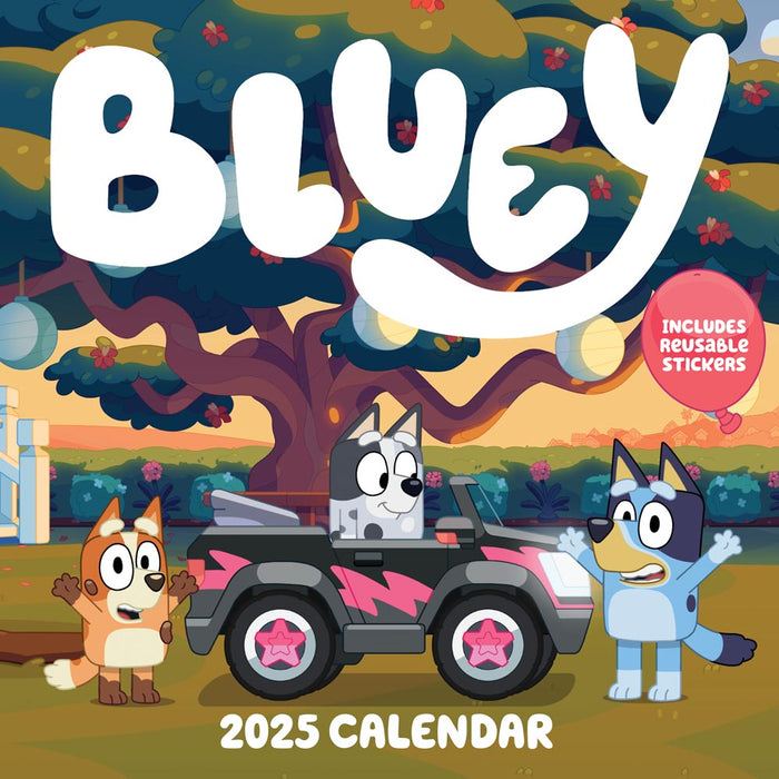 2025 Bluey Wall Calendar by  Browntrout Publishers Australia from Calendar Club