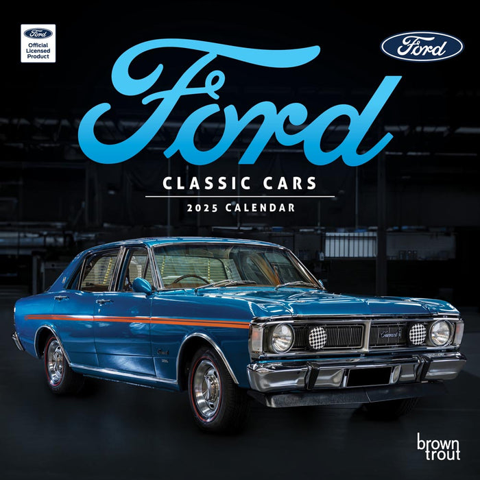 2025 Classic Ford Cars Wall Calendar by  Browntrout Publishers Australia from Calendar Club