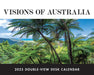 2025 Visions of Australia Double View Desk Easel Calendar by  Browntrout Publishers Australia from Calendar Club