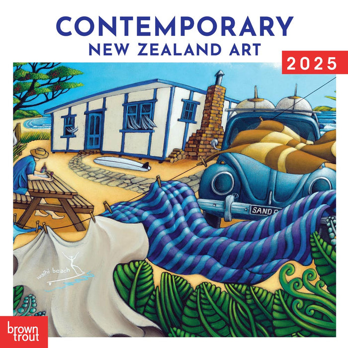 2025 Contemporary New Zealand Art Wall Calendar by  Browntrout Publishers Australia from Calendar Club