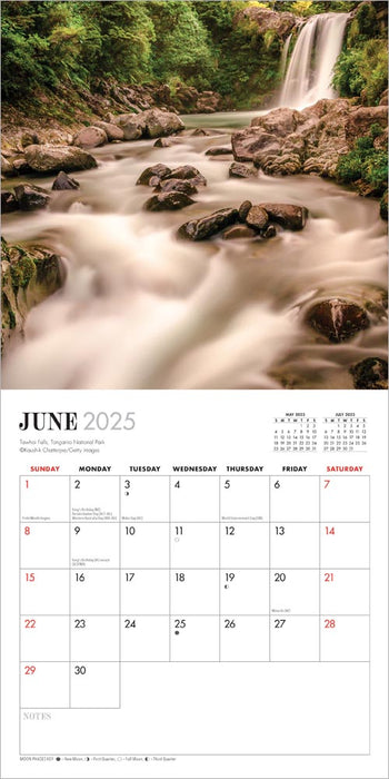 2025 A Little View of New Zealand Mini Wall Calendar by  Browntrout Publishers Australia from Calendar Club