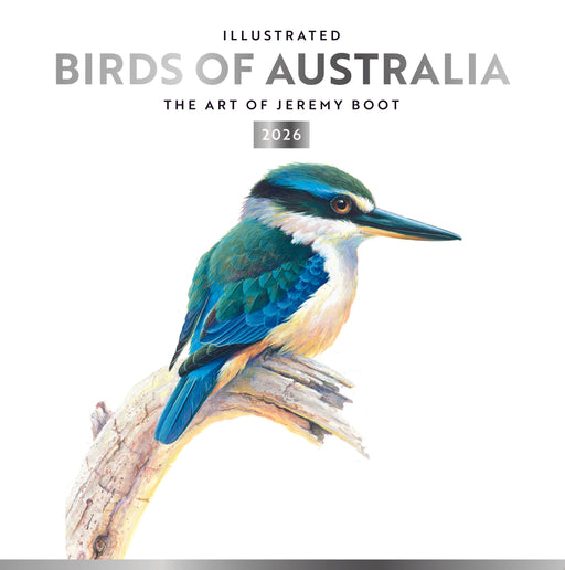 Birds of Australia J Boot 2026 Square Wall Calendar