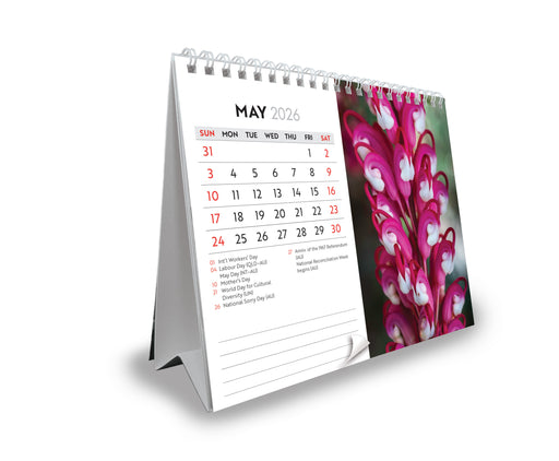 Australian Wildflowers 2026 Desk Easel