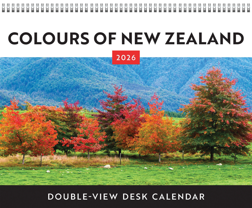 Colours of New Zealand 2026 Desk Easel