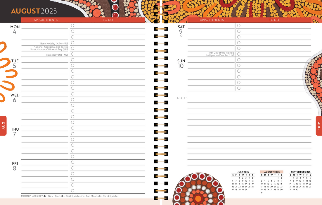Aboriginal Art 2026 Weekly Diary