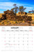 Australian Outback S Parish 2026 A4 Wall Calendar