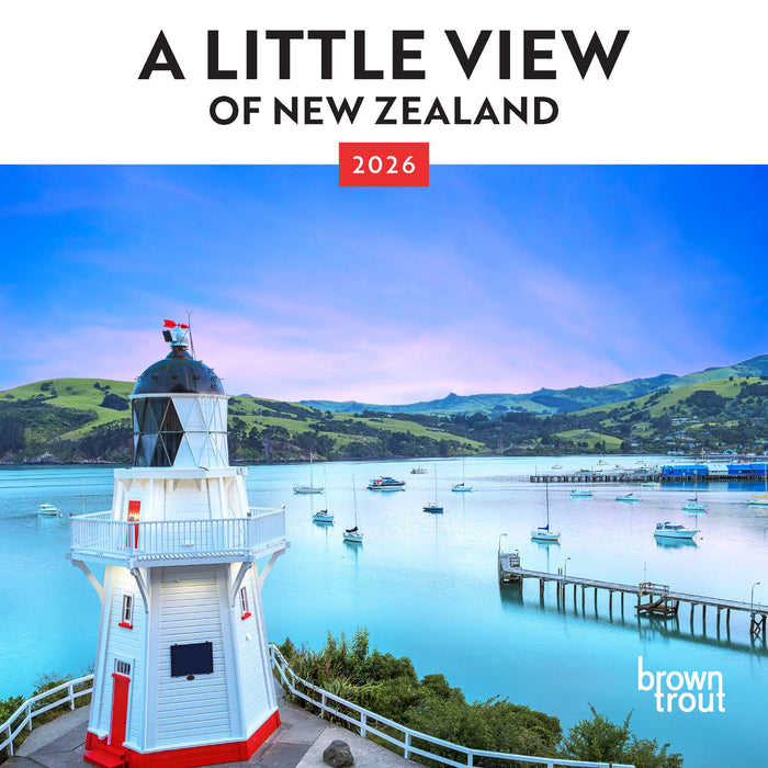 A Little View of New Zealand 2026 Mini Wall Calendar