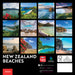 New Zealand Beaches 2026 Mini Wall Calendar