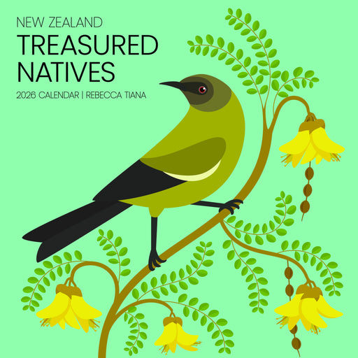 New Zealand Treasured Natives Tiani 2026 Mini Wall Calendar