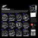 All Blacks 2026 Square Wall Calendar
