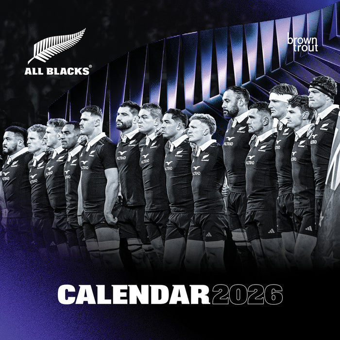 All Blacks 2026 Square Wall Calendar