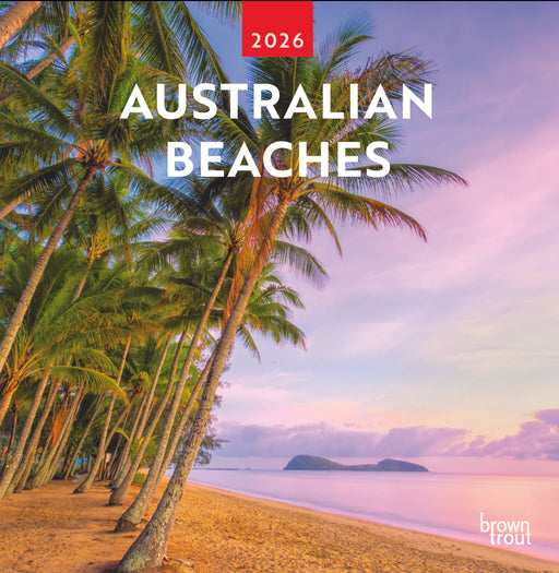 Australian Beaches 2026 Square Wall Calendar