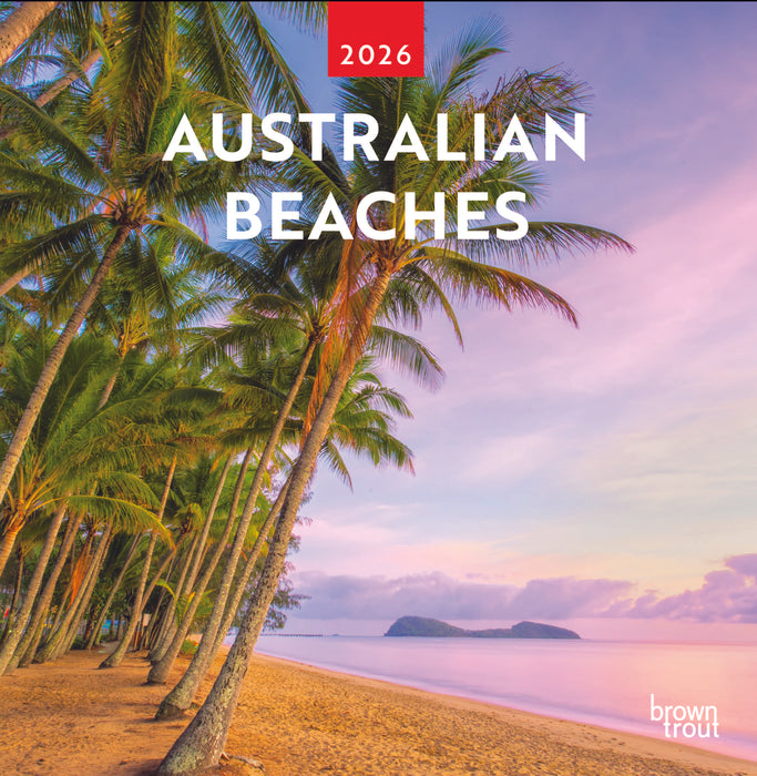 Australian Beaches 2026 Square Wall Calendar