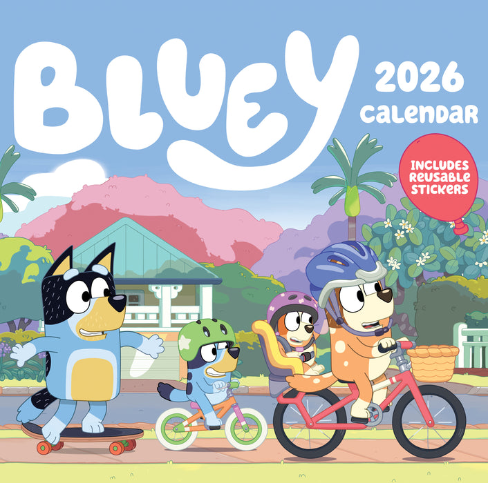 Bluey 2026 Square Wall Calendar